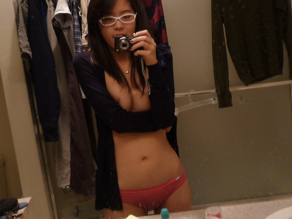 Sexy asian teen with glasses pict gal