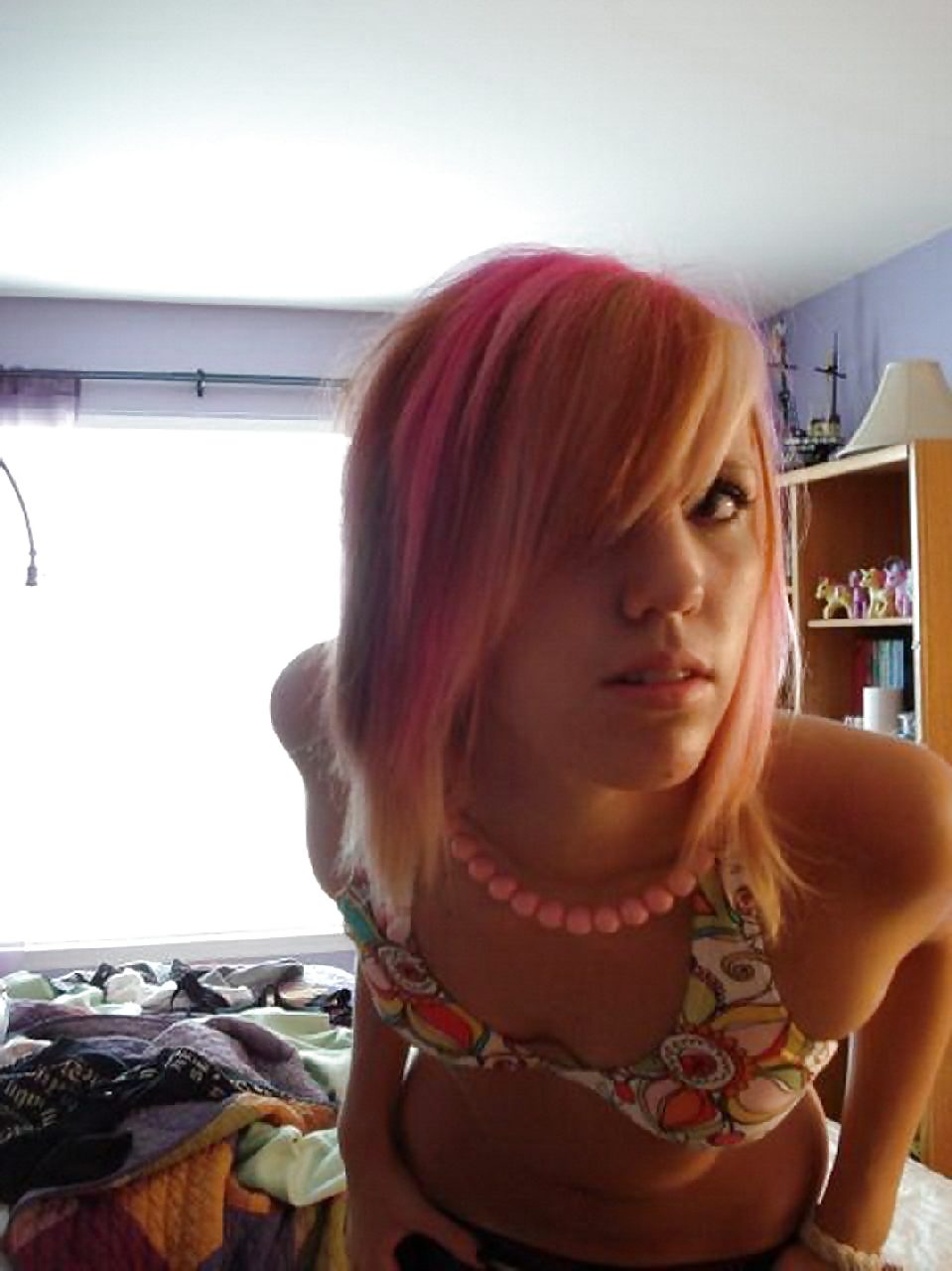 my collection 50 : sexy pink hair emo girl pict gal