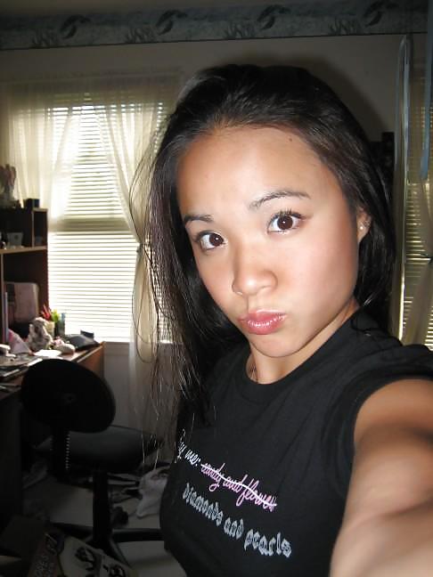 Asian American teen self-shots pict gal