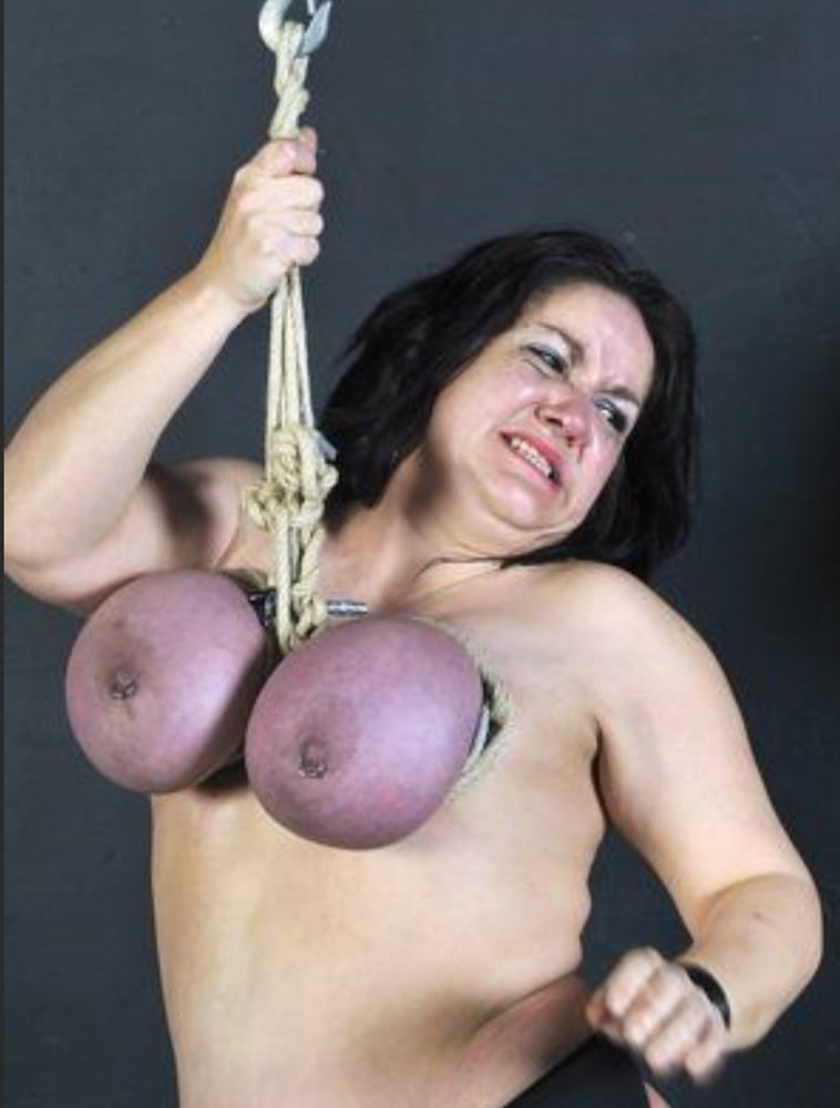 See BBW BDSM hanging from the tit's- 29 Photos Album