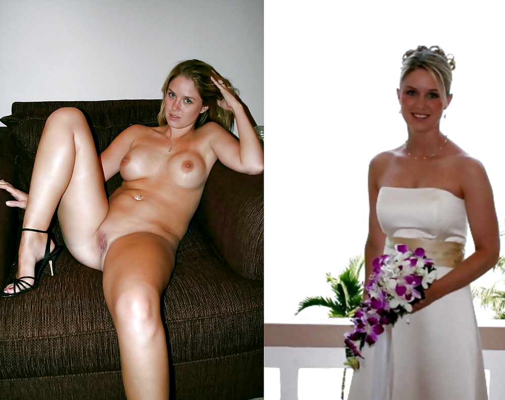 Real Amateur Brides Dressed Undressed 12 pict gal