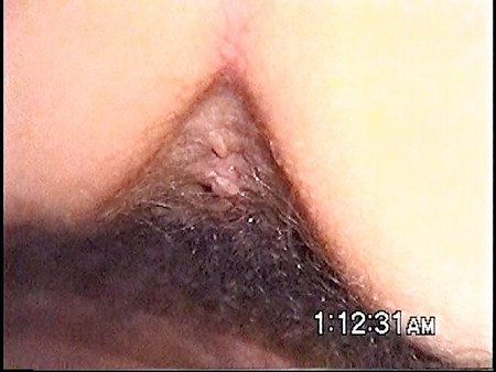 Hairy amateur wife bent over after her orgasm
