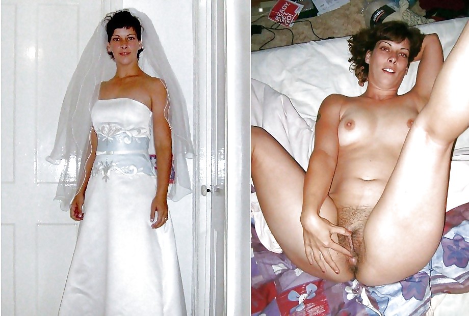 Real Amateur Brides - Dressed & Undressed 3 pict gal