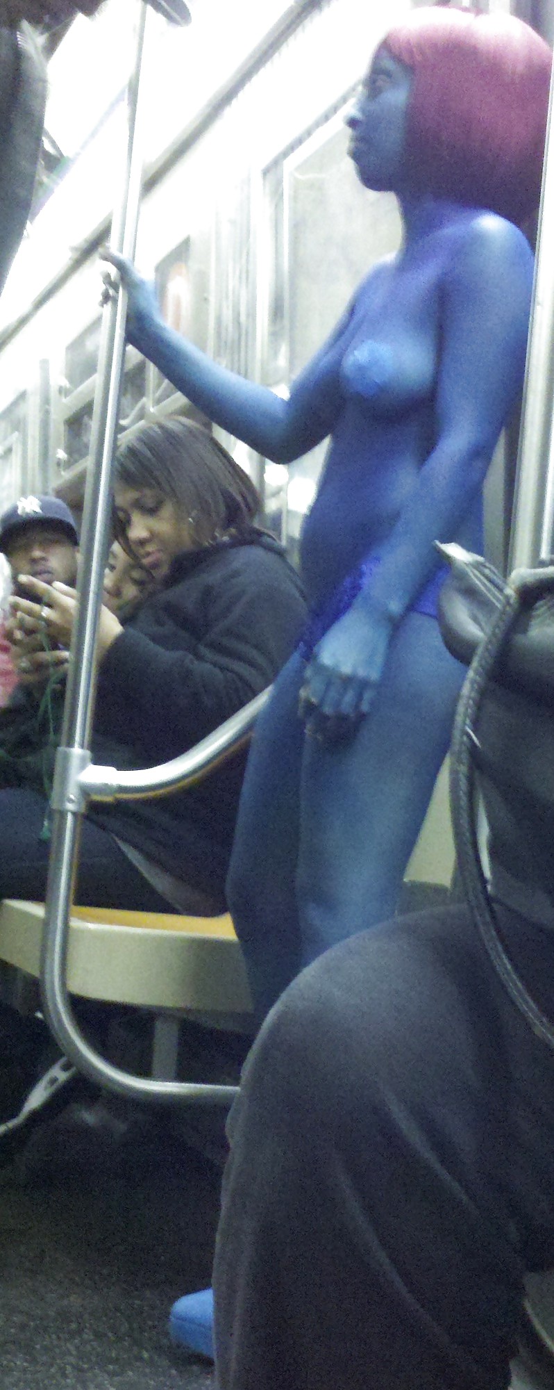 New York Subway Girls 113 Halloween Avatar Girl or Mystique pict gal