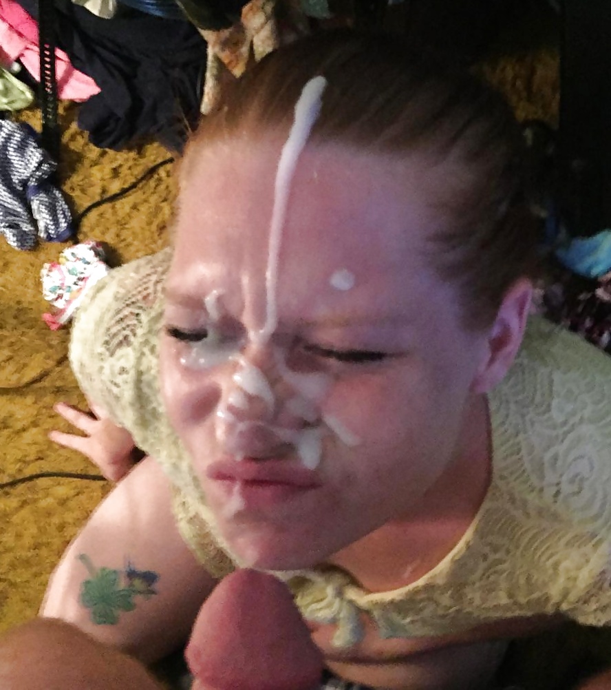 Facials & Cumshots - Messy, well splattered loads 5 pict gal