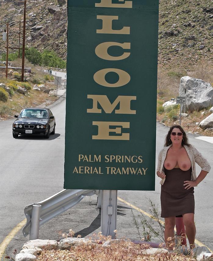 Wives Flashing Across America 3 pict gal