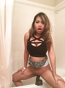 stunning Asian slut loves cum pict gal