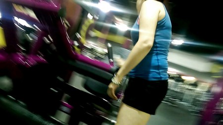 Gym slut keeps prancing infront of me