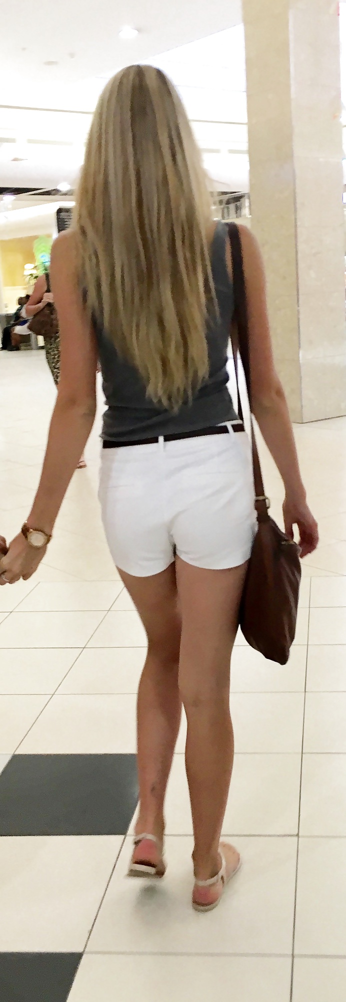 Lovelt mall teen in white shorts pict gal