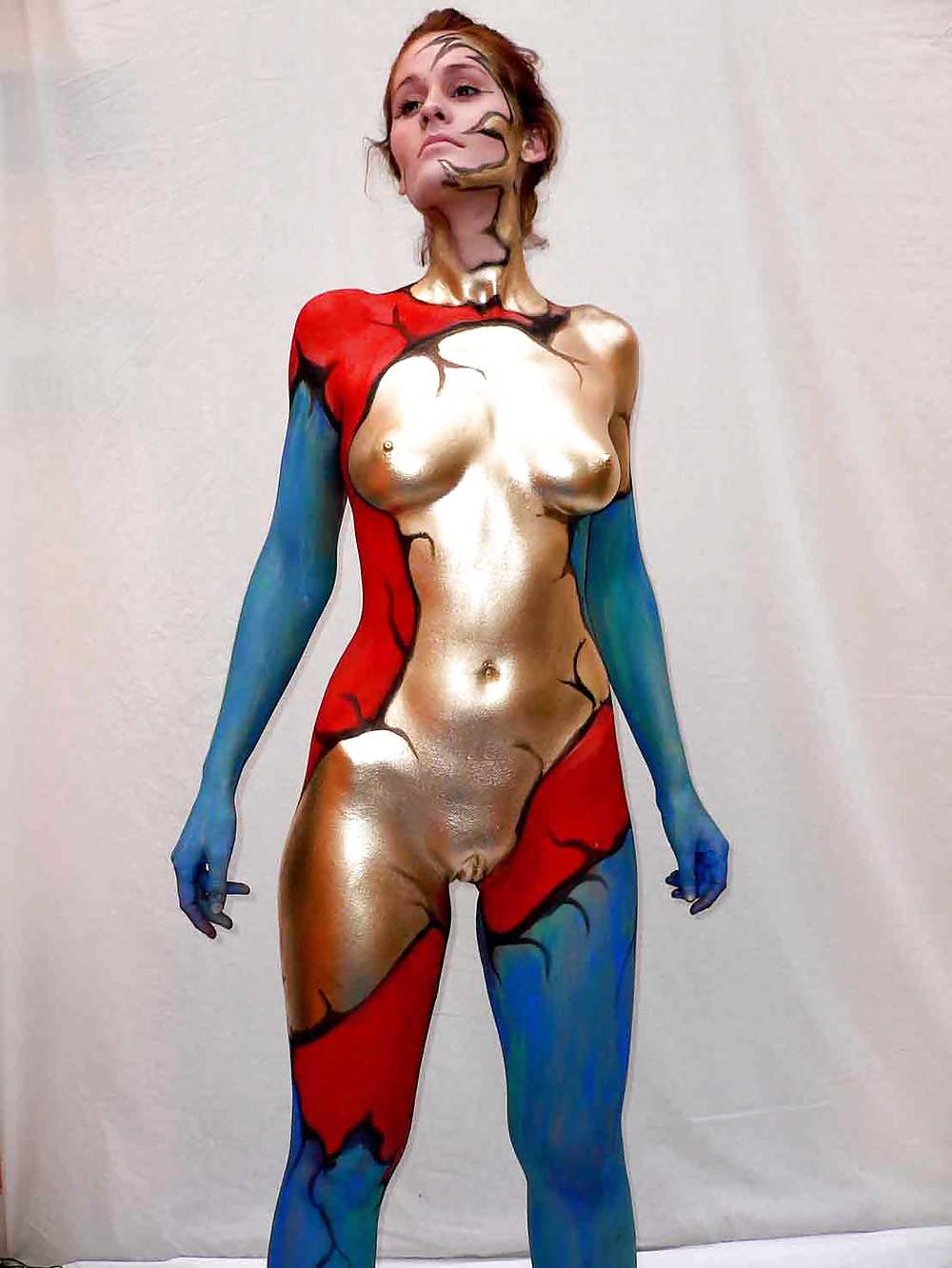 Nude Body Paint Girls Fuck