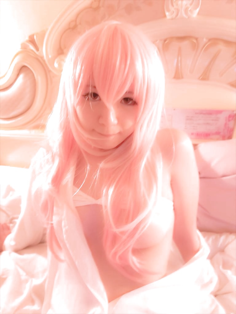 Super Sonico adult cosplay by japanese teen pict gal