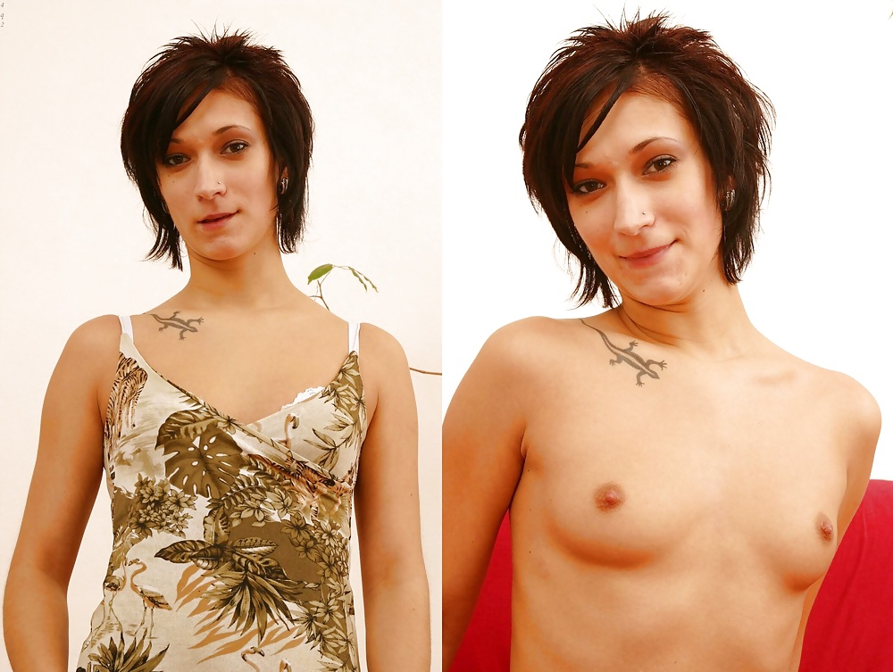 ordinary dressed, attractive naked pict gal
