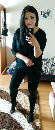 Polish amateur feet in pantyhose and stockings #2