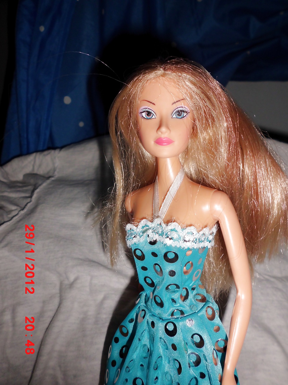 doll blue dress pict gal