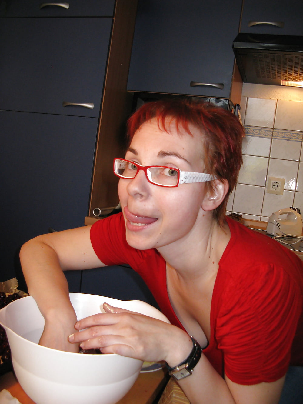 Anja schluckt alles pict gal