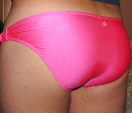 Wearing Hot Pink Panties