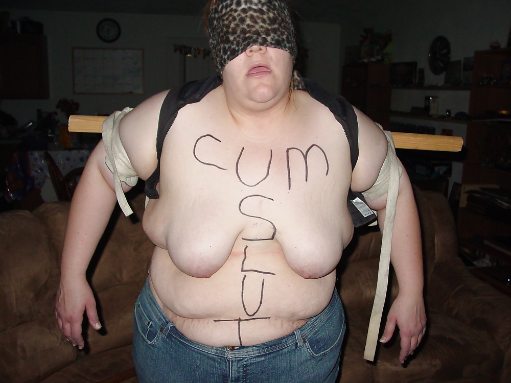 Chubby mature slut gets a BDSM treatment