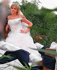 Bilder im Hochzeitskleid !! pict gal