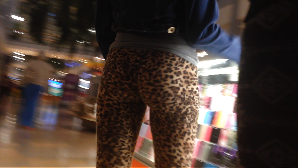 Tiny Teen Perfection in Leopard Tights pict gal