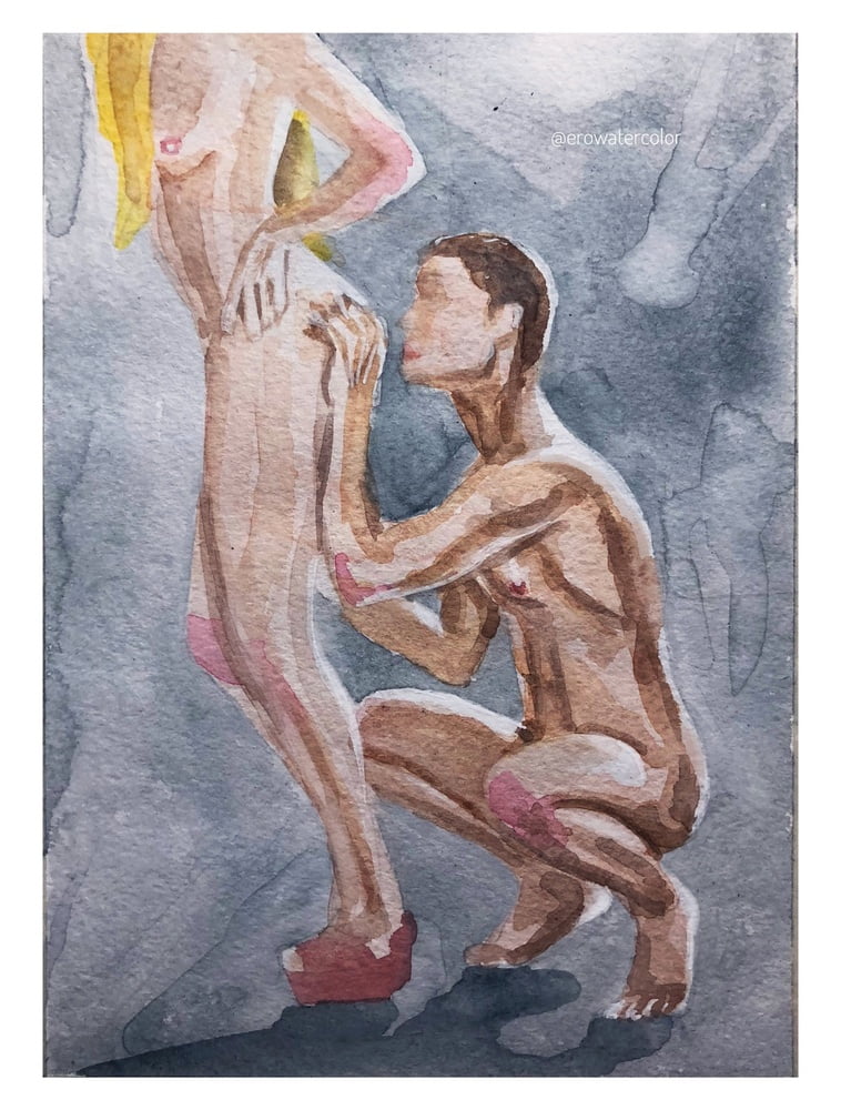 Watercolor pornography- 11 Photos 