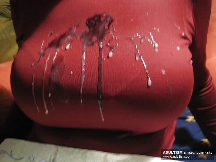 Your Wife Has Cum Stains On Her Clothes - 51 Photos 