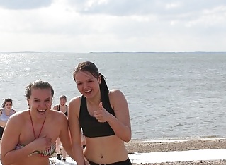 Danish teens-255-256-party beach bra cleavage pict gal