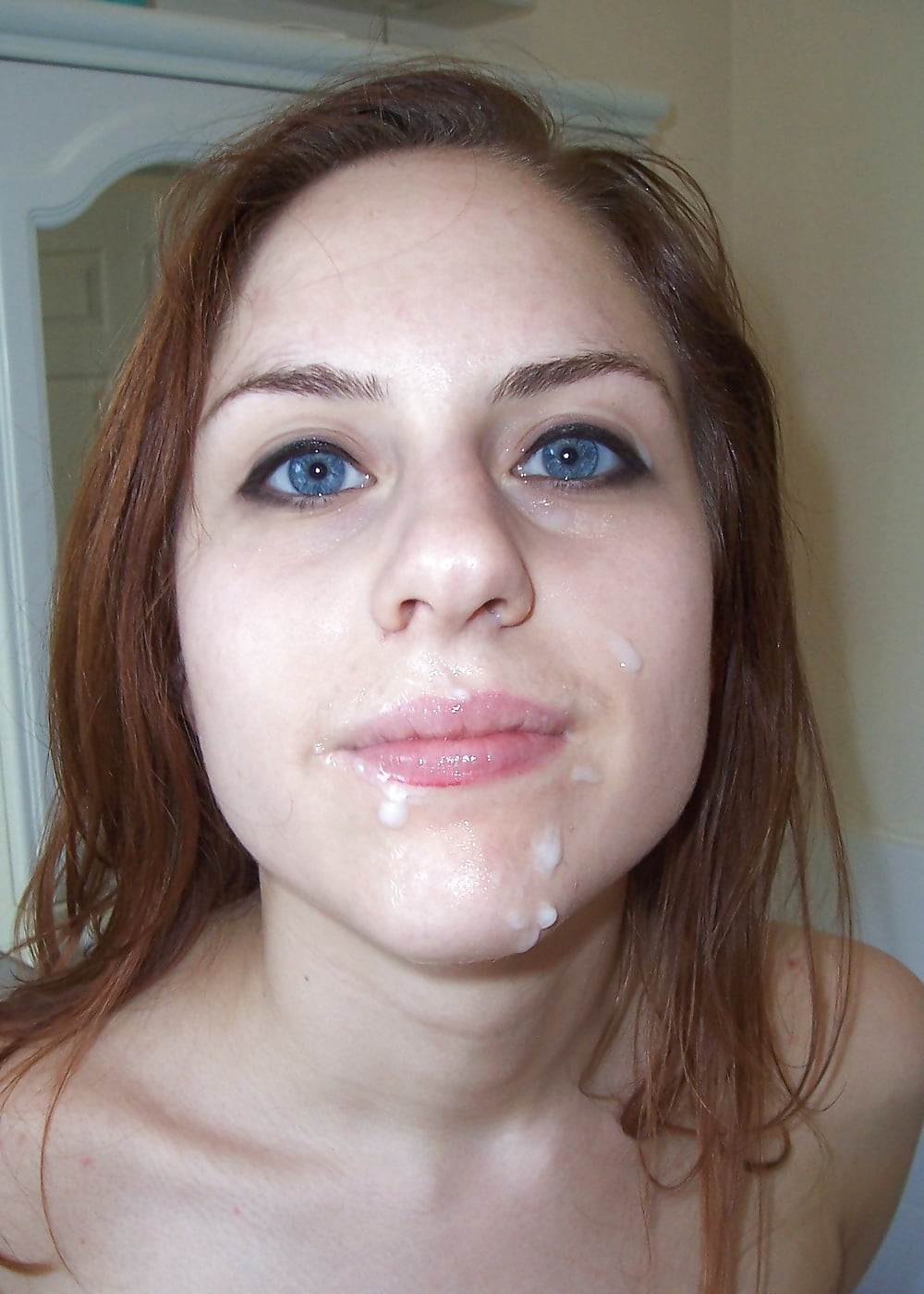 Favorite Amateur Hotwives and Girlfriends - Facials and Cum pict gal