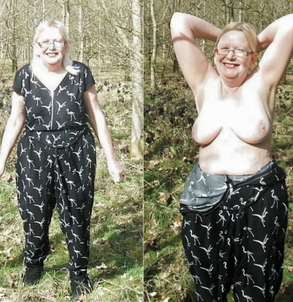  dressed and undressed grannies- 70 Photos 