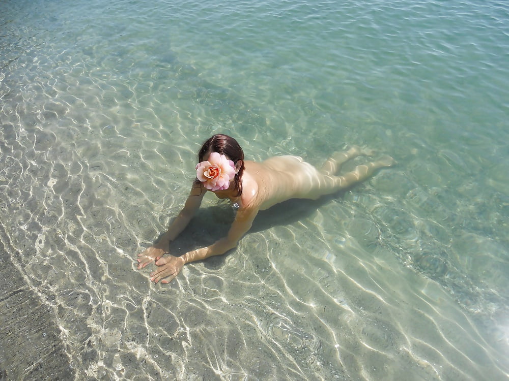 Wife naked on the beach pict gal