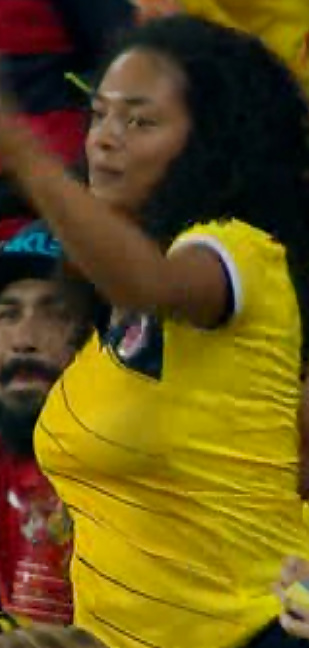 Busty Columbian milf dancing at World Cup 14 game pict gal