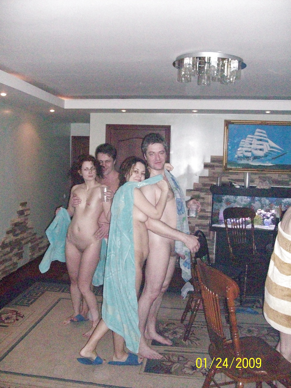 Two rus girls and boy flashing naked pict gal