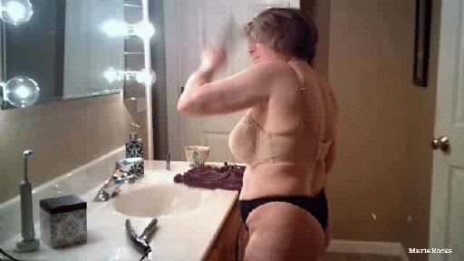 Mature mom has huge tits round ass GIFs by MarieRocks #5