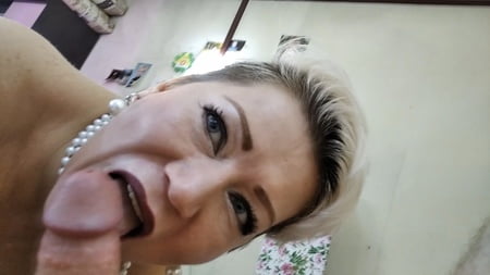 milf pov blowjob closeup only         