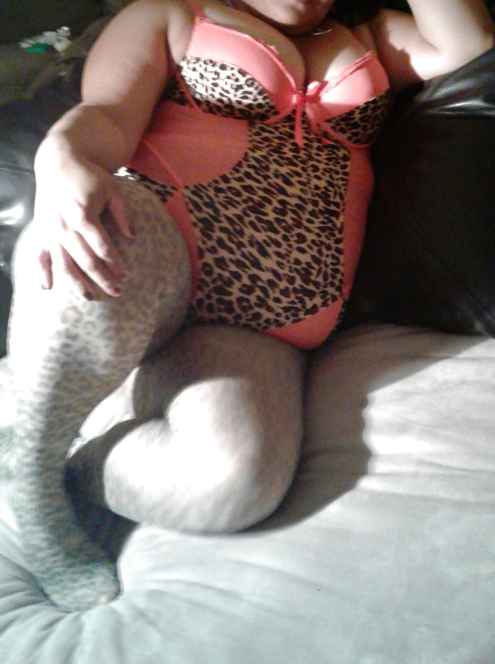 Bbw amateur in leopard lingerie pict gal