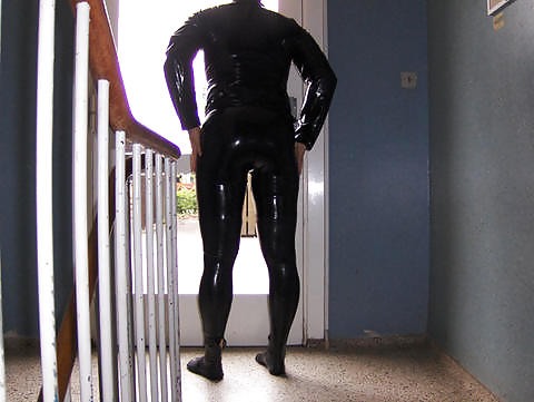 Rubber in the staircase & basement pict gal