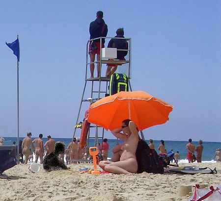 Biarriz naked beach 2011