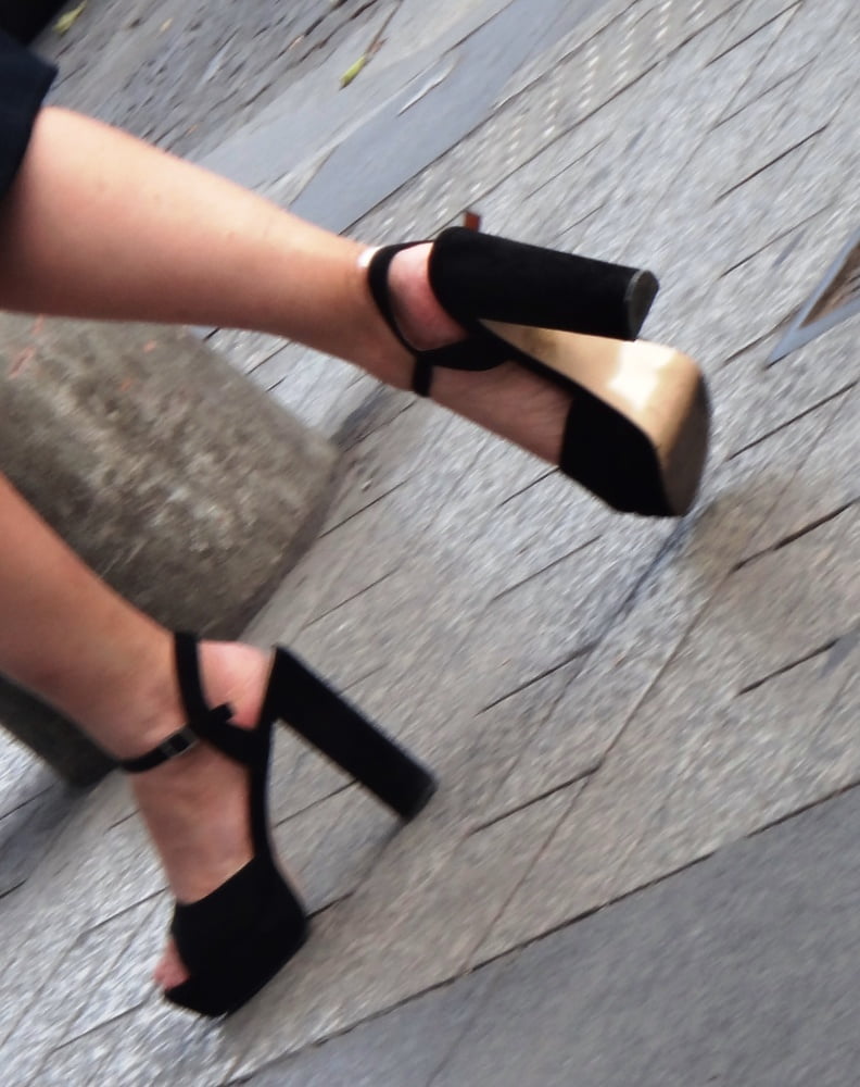 Candid mature in high heels photo #324418678