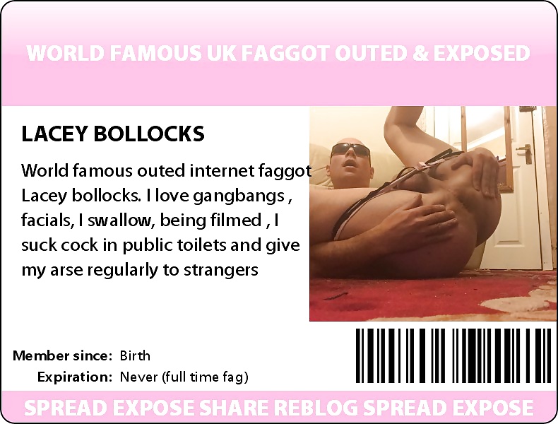 OUTED SISSY FAGGOT ID CARDS pict gal