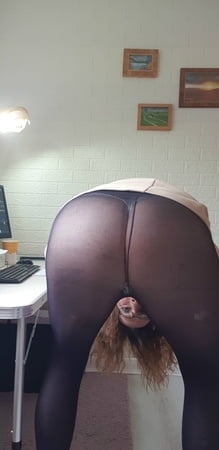 sexy black opaque tights         