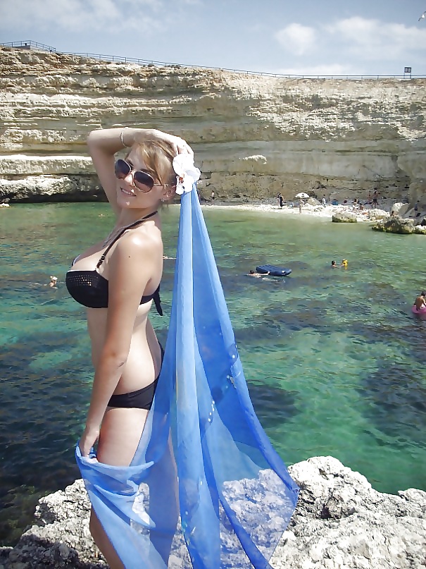 Bikini Beach outdoors Topless Sexy dressed 25 pict gal