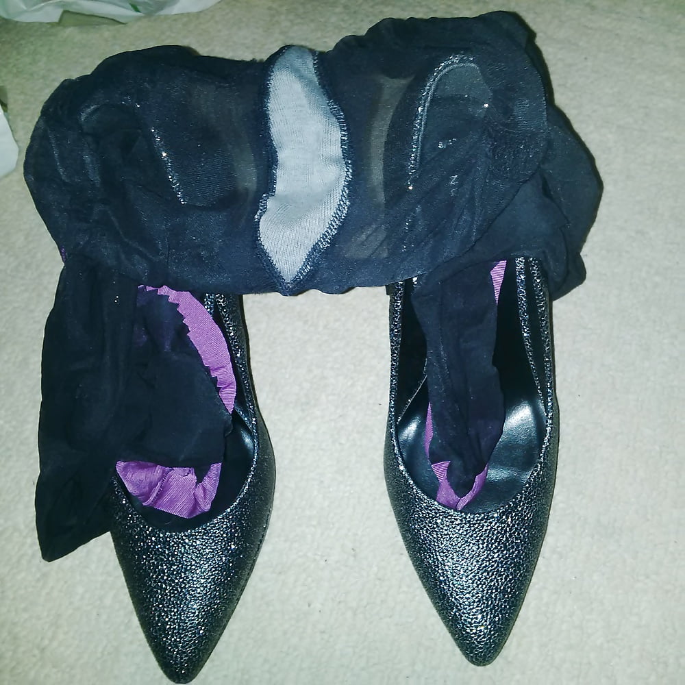 had a wank wearing this little lot today :) pict gal