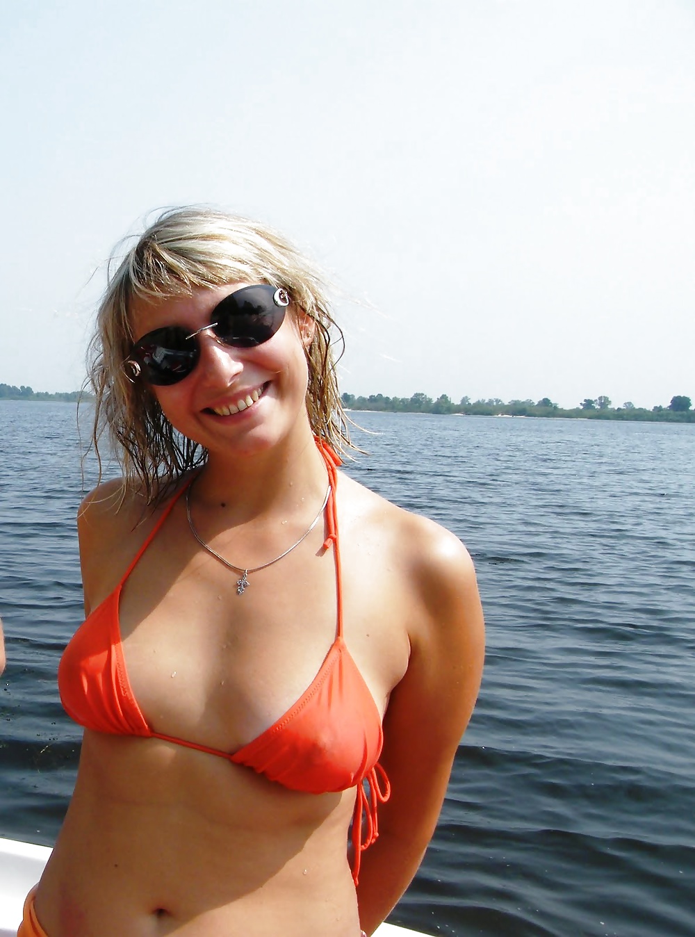 Braless pokies nipple see trough swimsuit pict gal