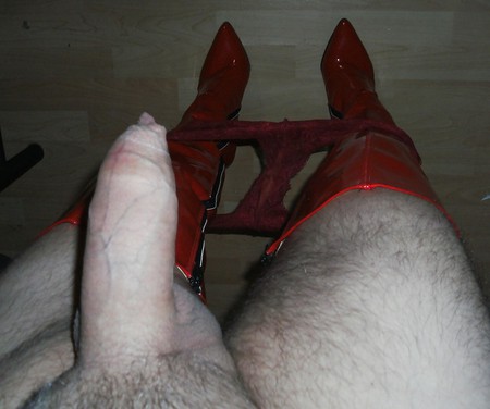 bi, panty and boots play