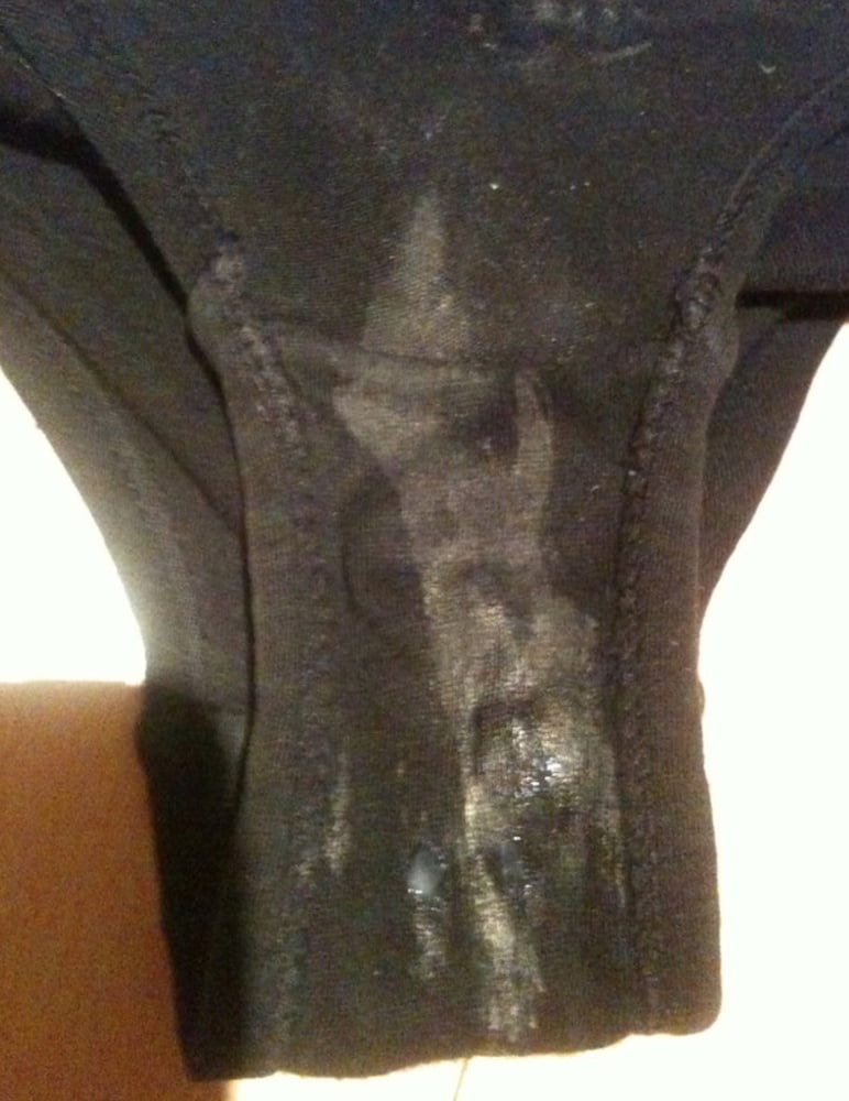 Black leggings and Panty - 3 Photos 