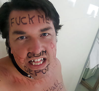 Humiliating - Body writing pict gal