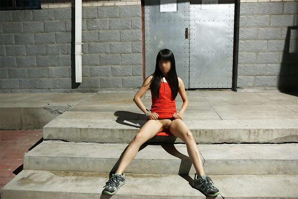 Shorts domination exhibitionist long hair