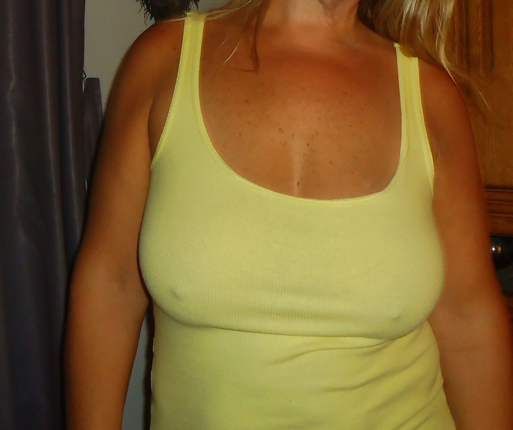 Wifes Tits In & Out Of Tank Top pict gal