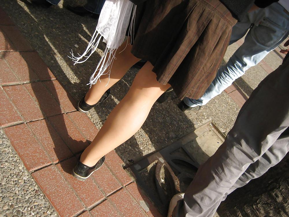 Turkish Candid Pantyhose and Sneakers pict gal